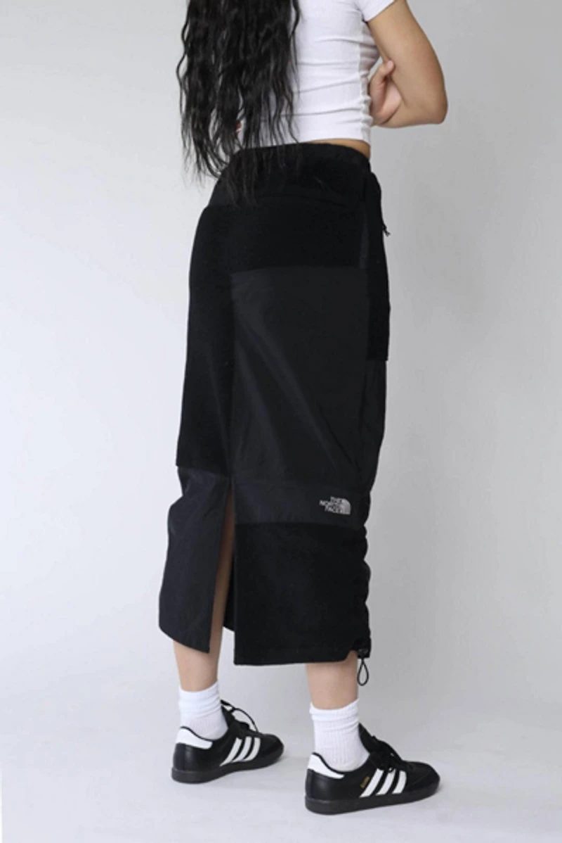 Frankie Collective Rework North Face Fleece Midi Skirt