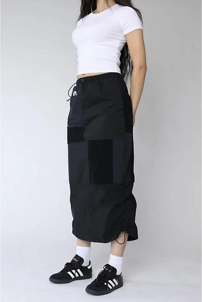 Frankie Collective Rework North Face Fleece Midi Skirt