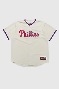 Vintage Philadelphia Phillies Brown Baseball Jersey
