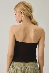 Motel Lue Drape-Front Convertible Tie Tube Top