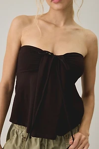 Motel Lue Drape-Front Convertible Tie Tube Top