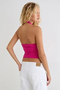 Motel Hezlin Asymmetric Halter Neck Top