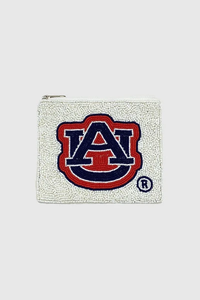 Collegiate Beaded Coin Pouch