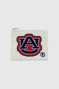 Collegiate Beaded Coin Pouch