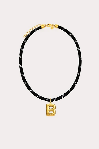 Petit Moments Bubble Initial Paracord Necklace