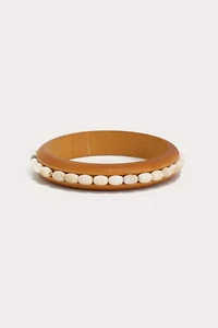 Petit Moments Wooden Beaded Cuff