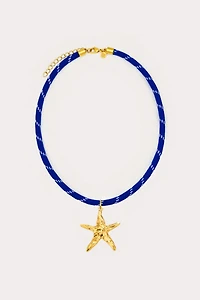 Petit Moments Starfish Charm Paracord Necklace