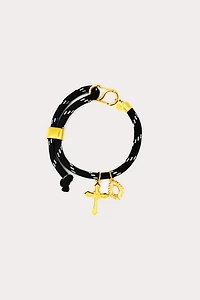 Petit Moments Adjustable Paracord Charm Bracelet