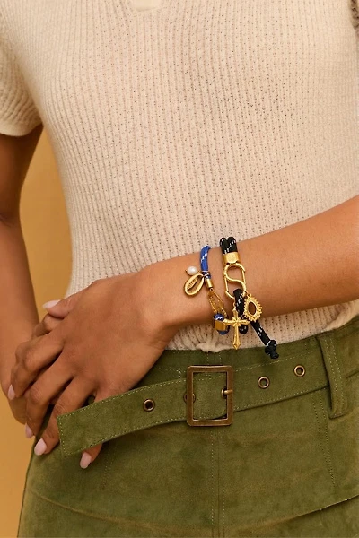 Petit Moments Adjustable Paracord Charm Bracelet