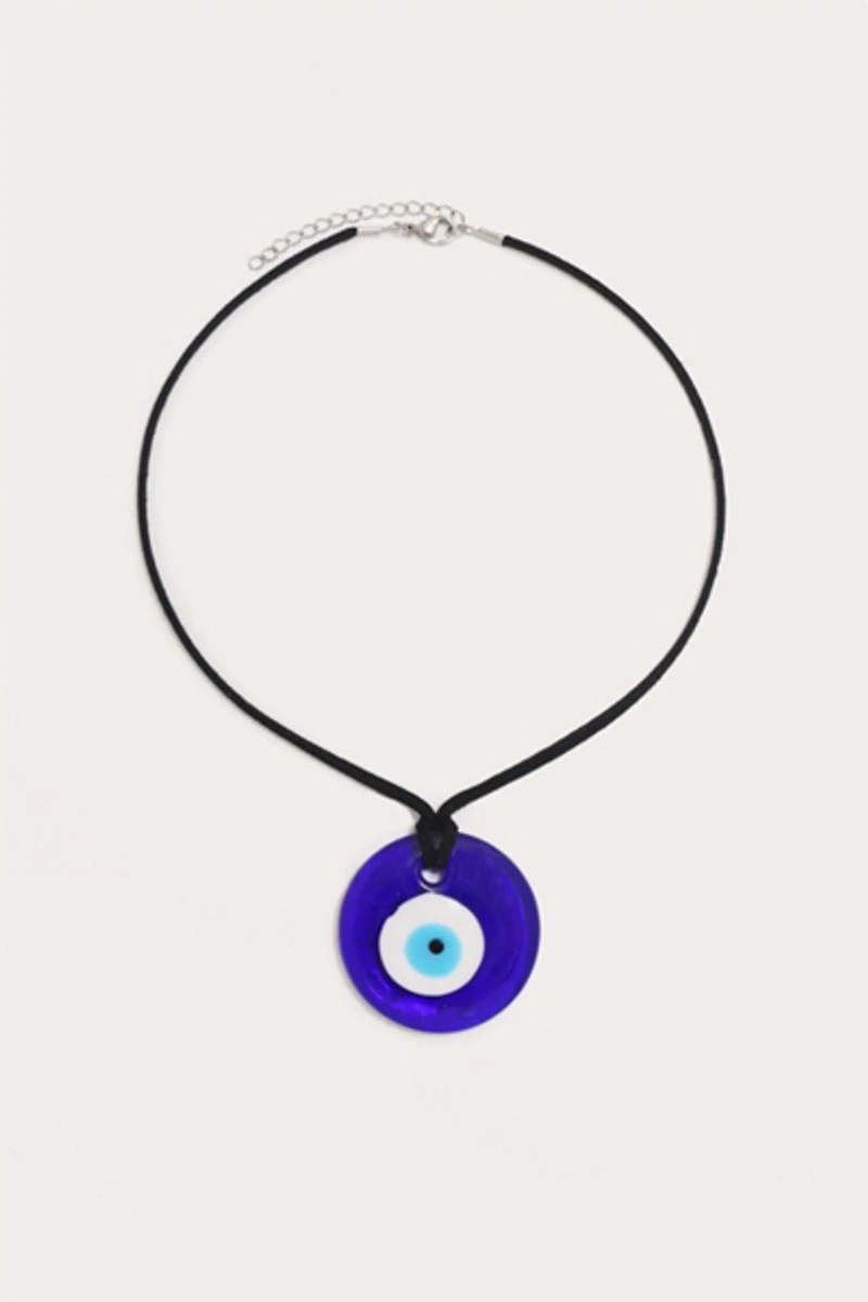 Petit Moments Evil Eye Cord Necklace