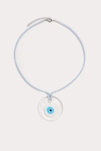 Petit Moments Evil Eye Cord Necklace