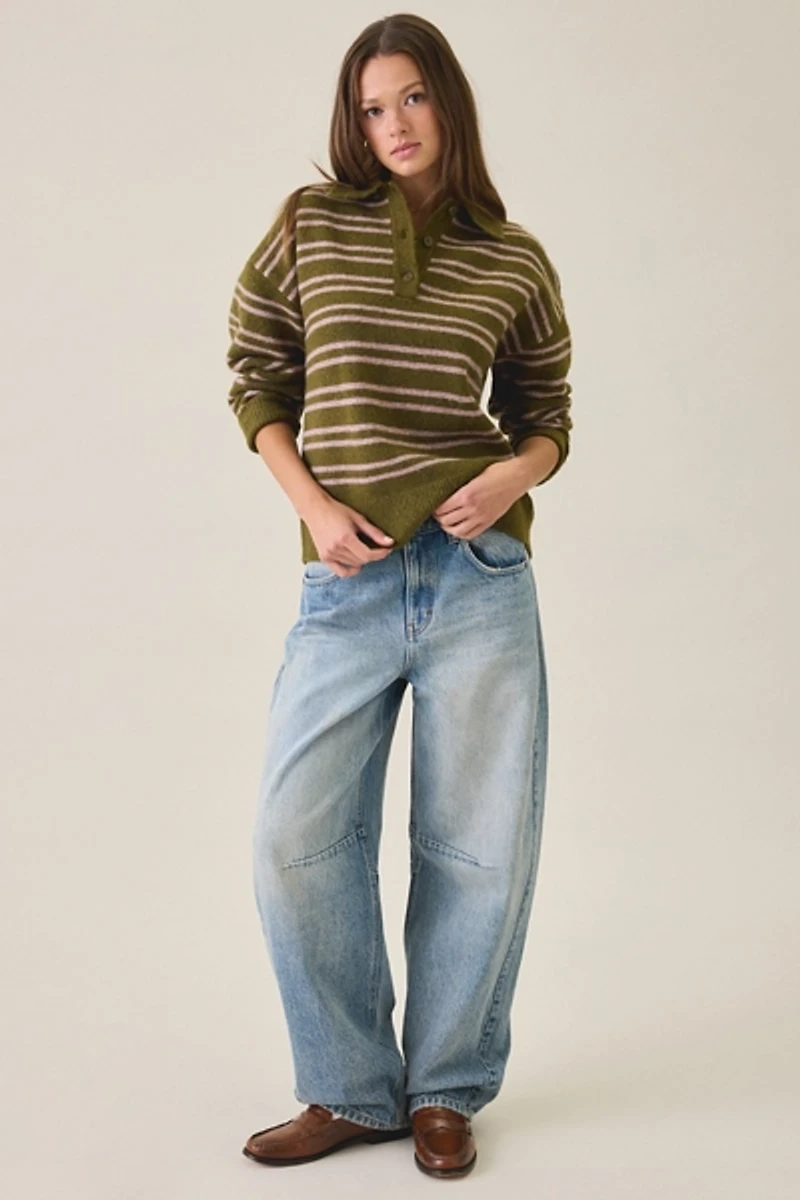 Muse Assembly Sydney Striped Rugby Sweater