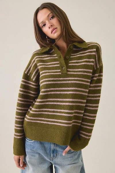 Muse Assembly Sydney Striped Rugby Sweater
