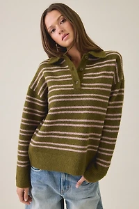 Muse Assembly Sydney Striped Rugby Sweater
