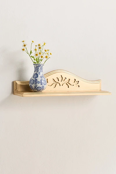 Gracie Reversible Ledge Wood Wall Shelf