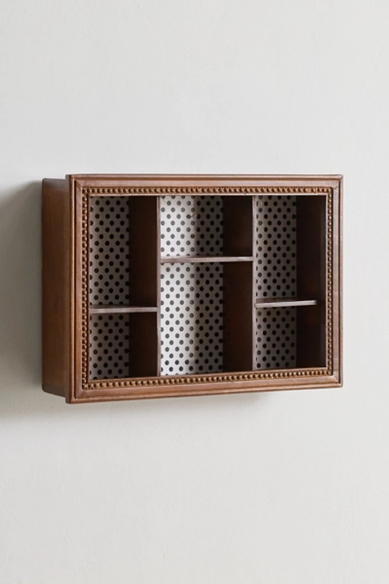 Poppy Polka Dot Figurine Wall Shelf