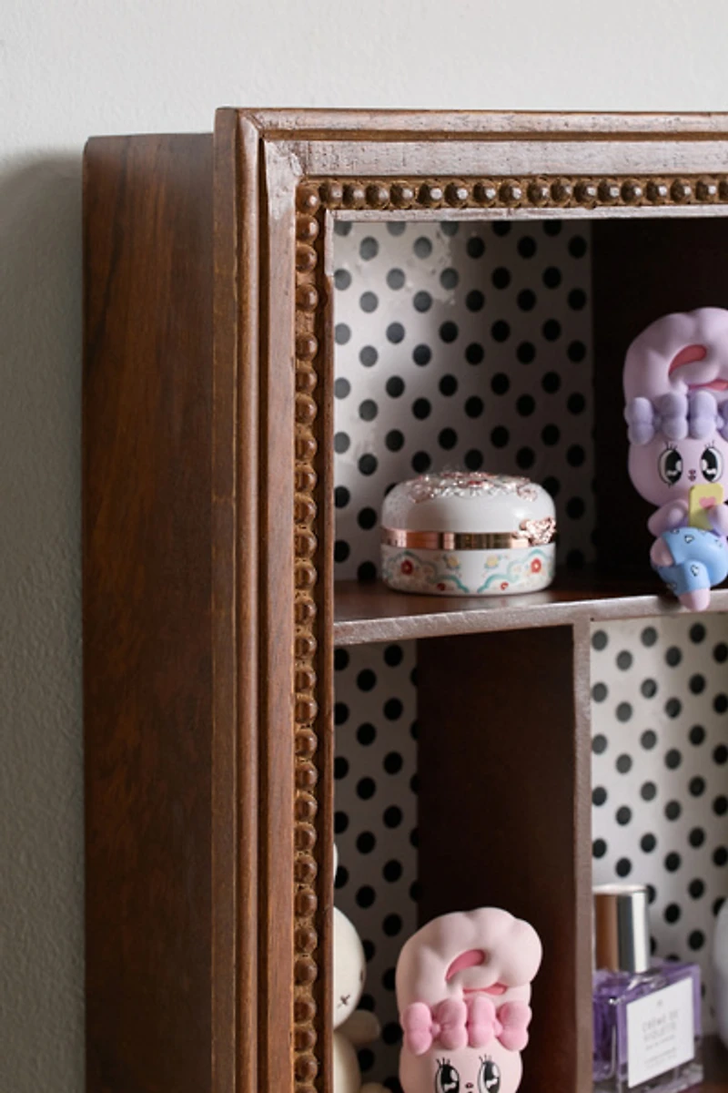 Poppy Polka Dot Figurine Wall Shelf