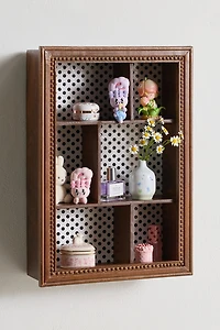 Poppy Polka Dot Figurine Wall Shelf