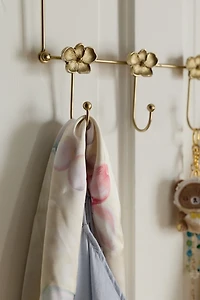 Orchid Shaped Over-The-Door Multi-Hook