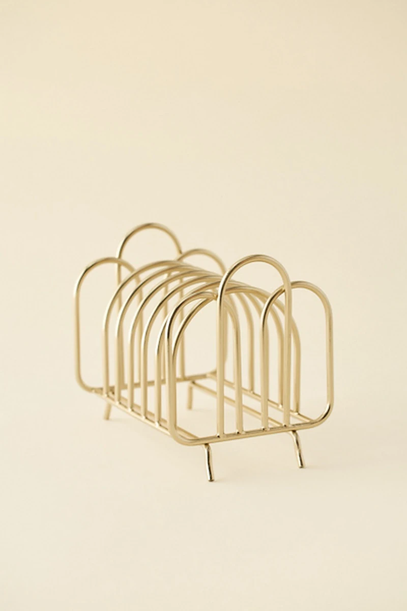 Vera Arch Iron Vinyl Record Storage Rack