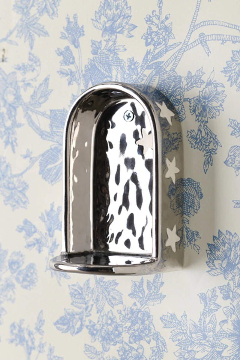 Starry Arched Ceramic Wall Shelf