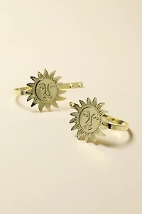 Sun Metal Curtain Tie-Back Set