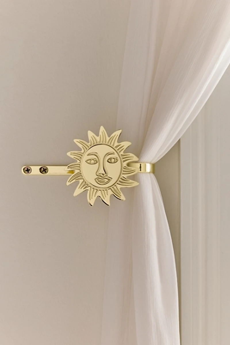 Sun Metal Curtain Tie-Back Set