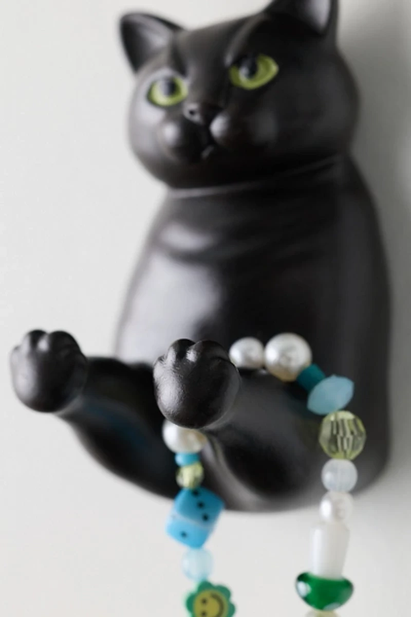 Cat Shaped Resin Wall Hook
