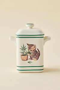 High Maintenance Kitty Ceramic Stash Box