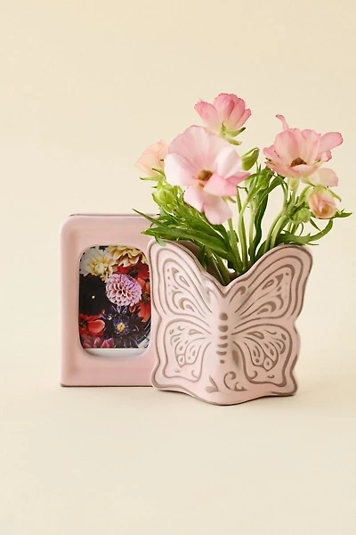 Boho Butterfly INSTAX MINI Ceramic Picture Frame Vase