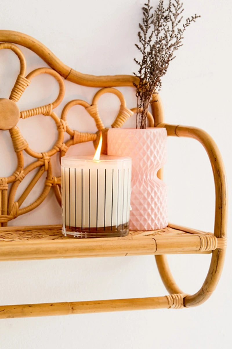Rattan Daisy Wall Shelf
