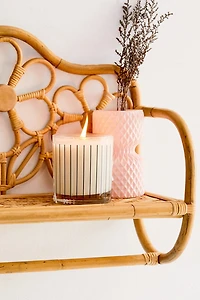 Rattan Daisy Wall Shelf