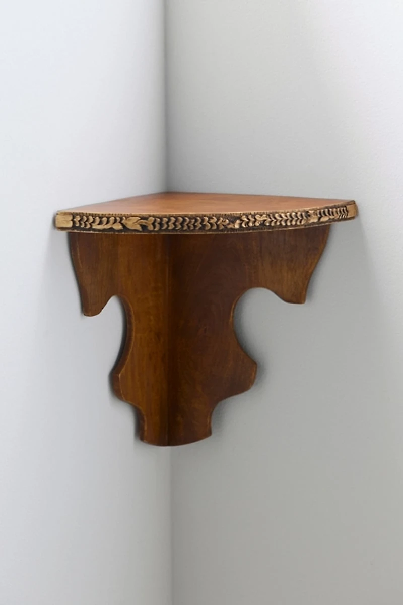 Florence Floating Corner Wall Shelf