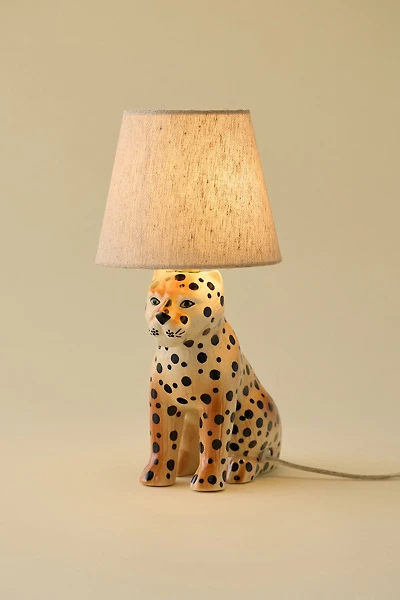 Leopard Ceramic Table Lamp
