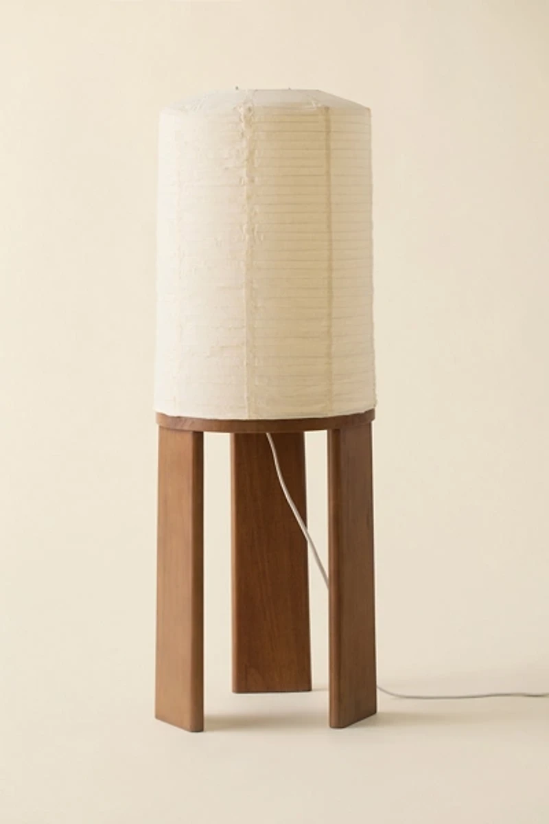 Monroe Pedestal Lantern Floor Lamp