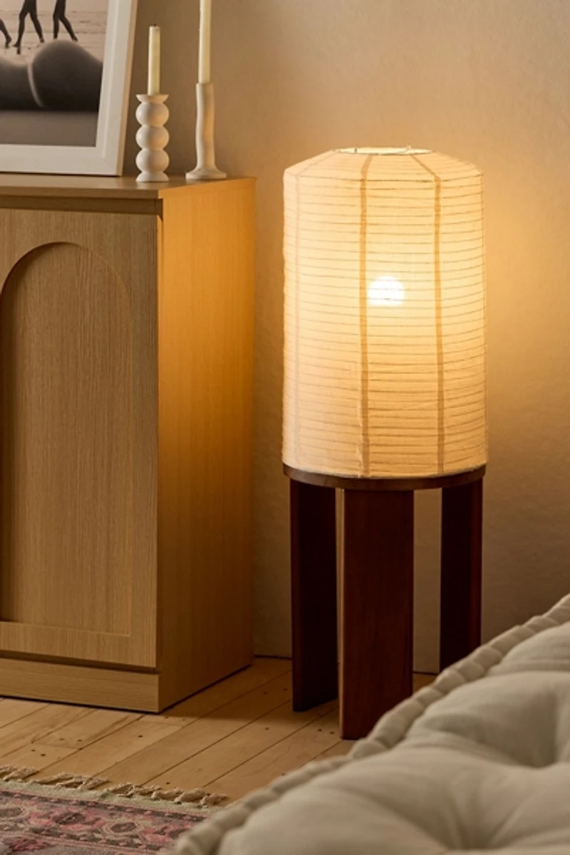 Monroe Pedestal Lantern Floor Lamp