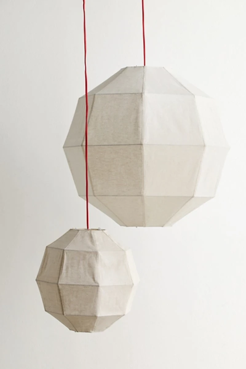 Jonie Jute Geometric Lantern Pendant Light