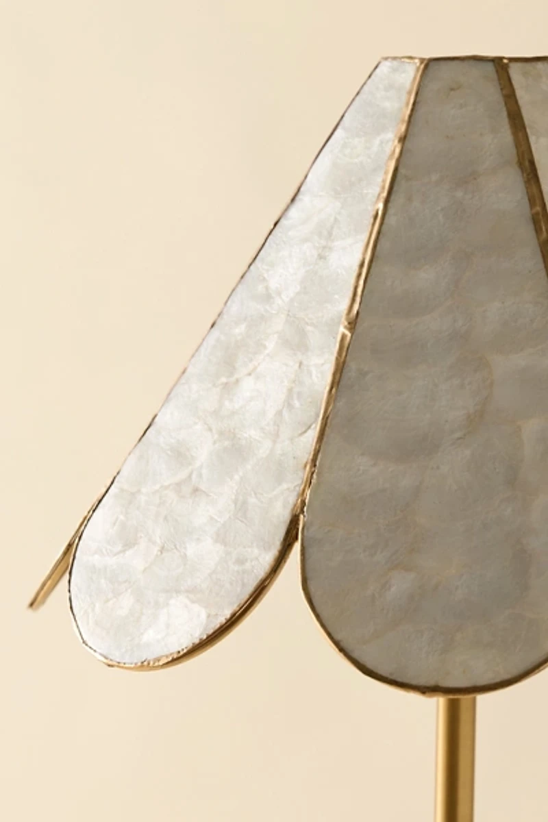 Riley Scalloped Capiz Floor Lamp