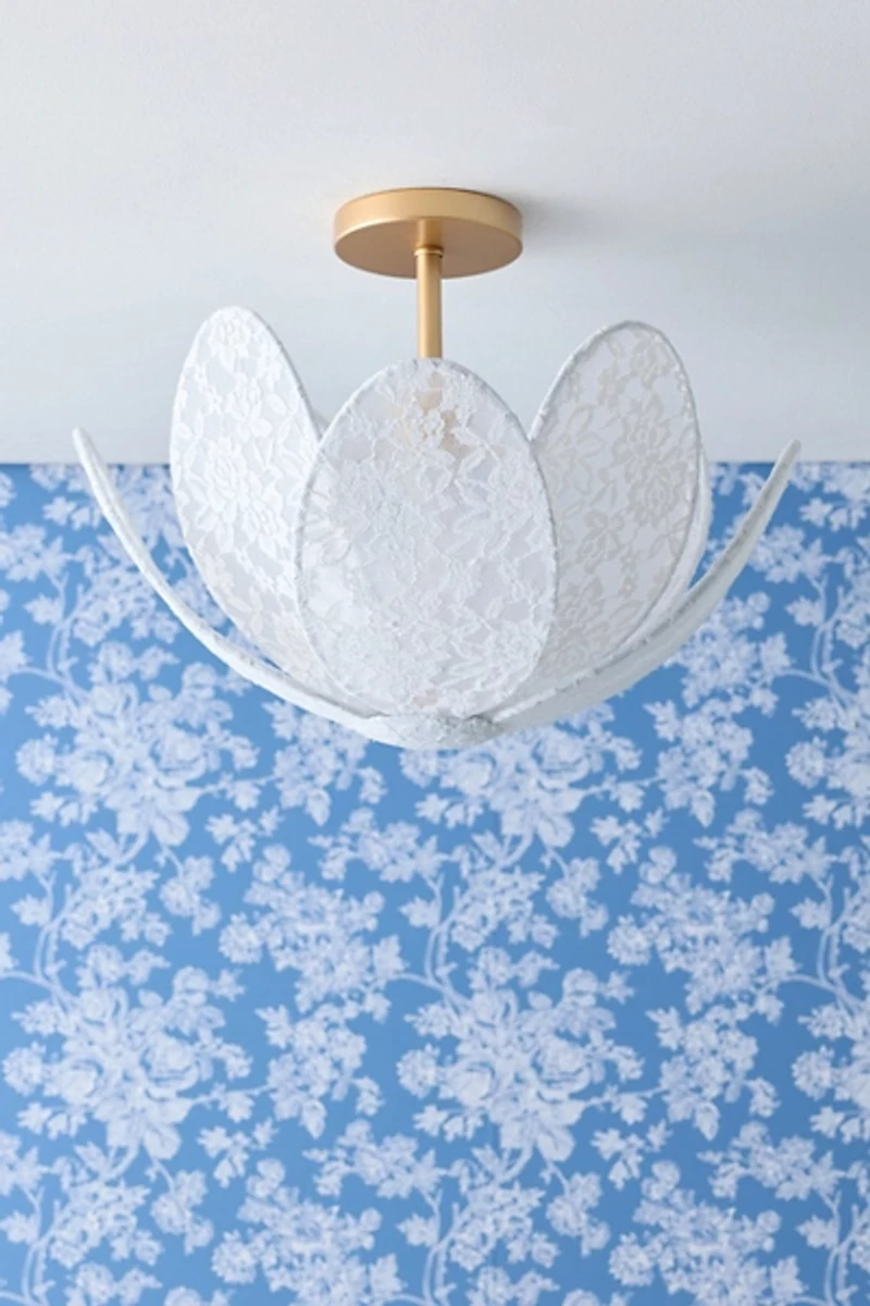 Elodie Lace Flush Mount Light