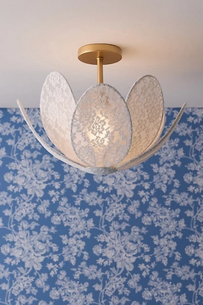 Elodie Lace Flush Mount Light