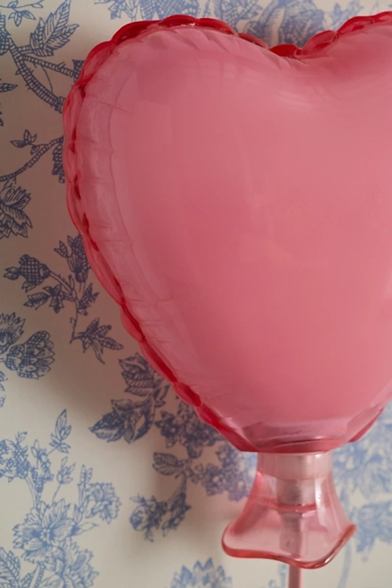 Mylar Heart Balloon Shape Resin Sconce