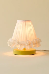 Mini Ruffled Table Lamp