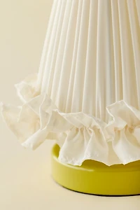 Mini Ruffled Table Lamp