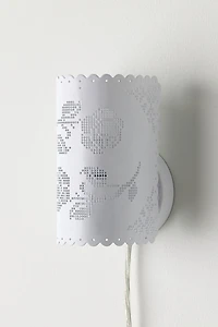 Cutout Lace Iron Sconce