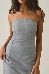 Glamorous Totally Tailored Strapless Tunic Top