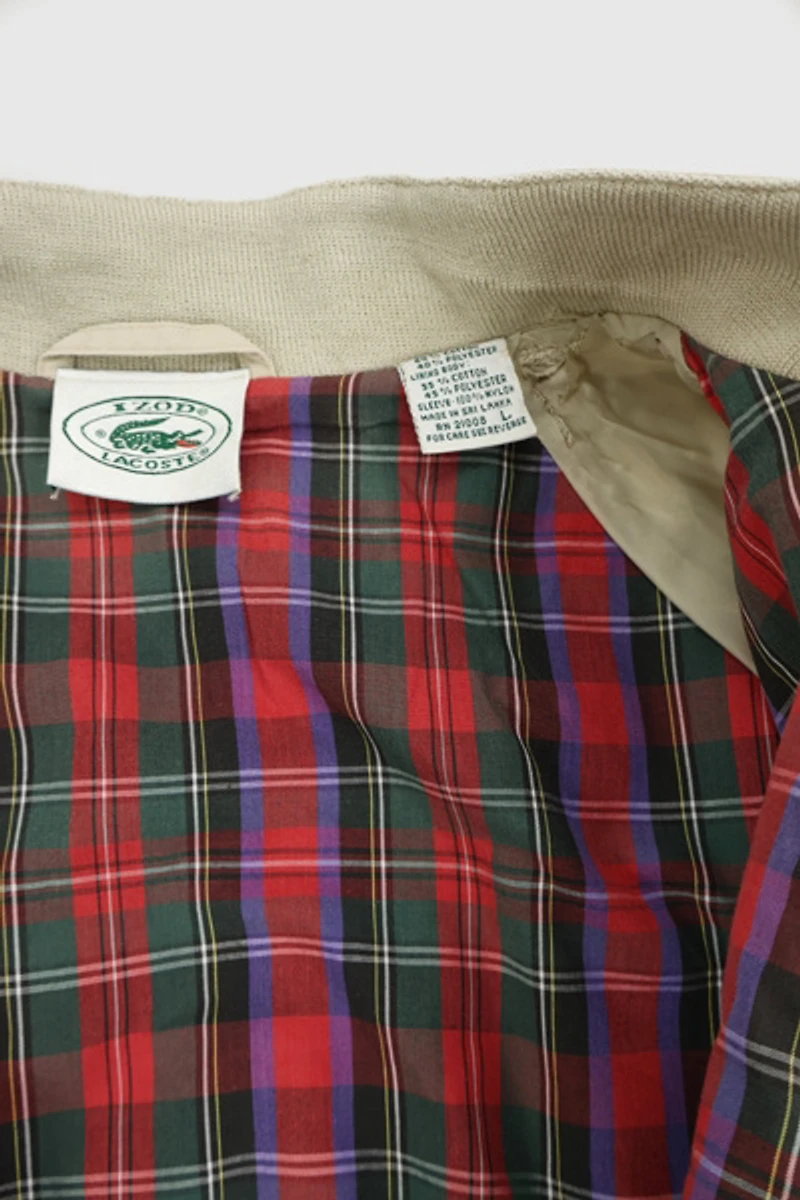 Vintage Lacoste Full Zip Jacket