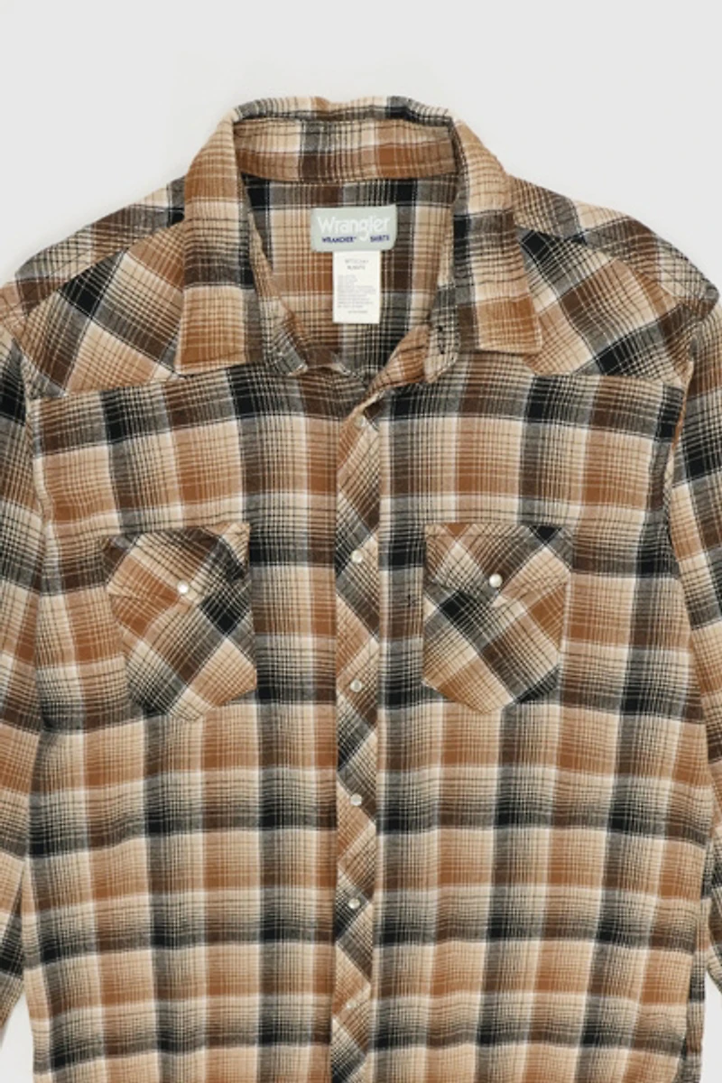 Vintage Wrangler Snap Button-Down Shirt