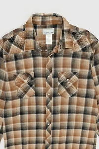 Vintage Wrangler Snap Button-Down Shirt