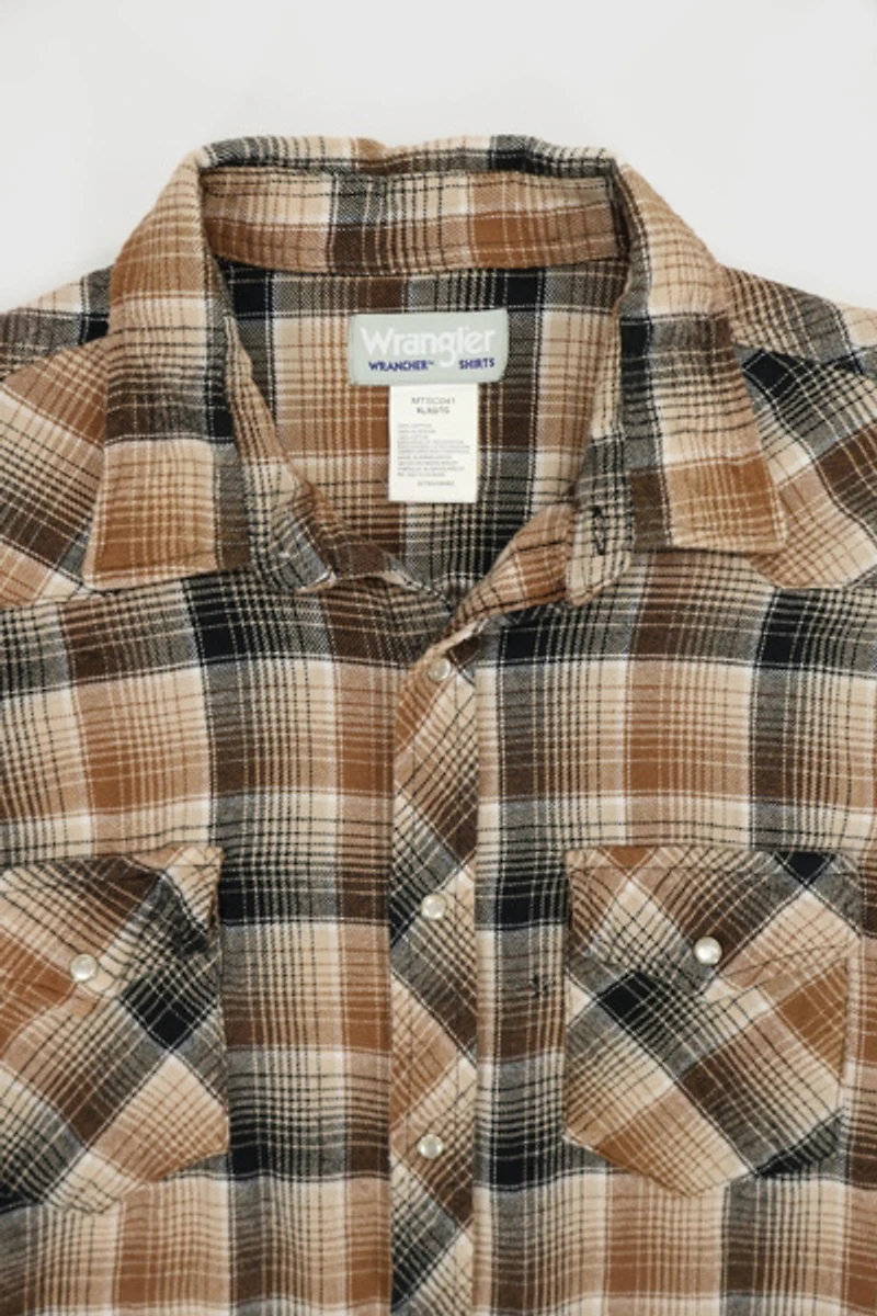 Vintage Wrangler Snap Button-Down Shirt