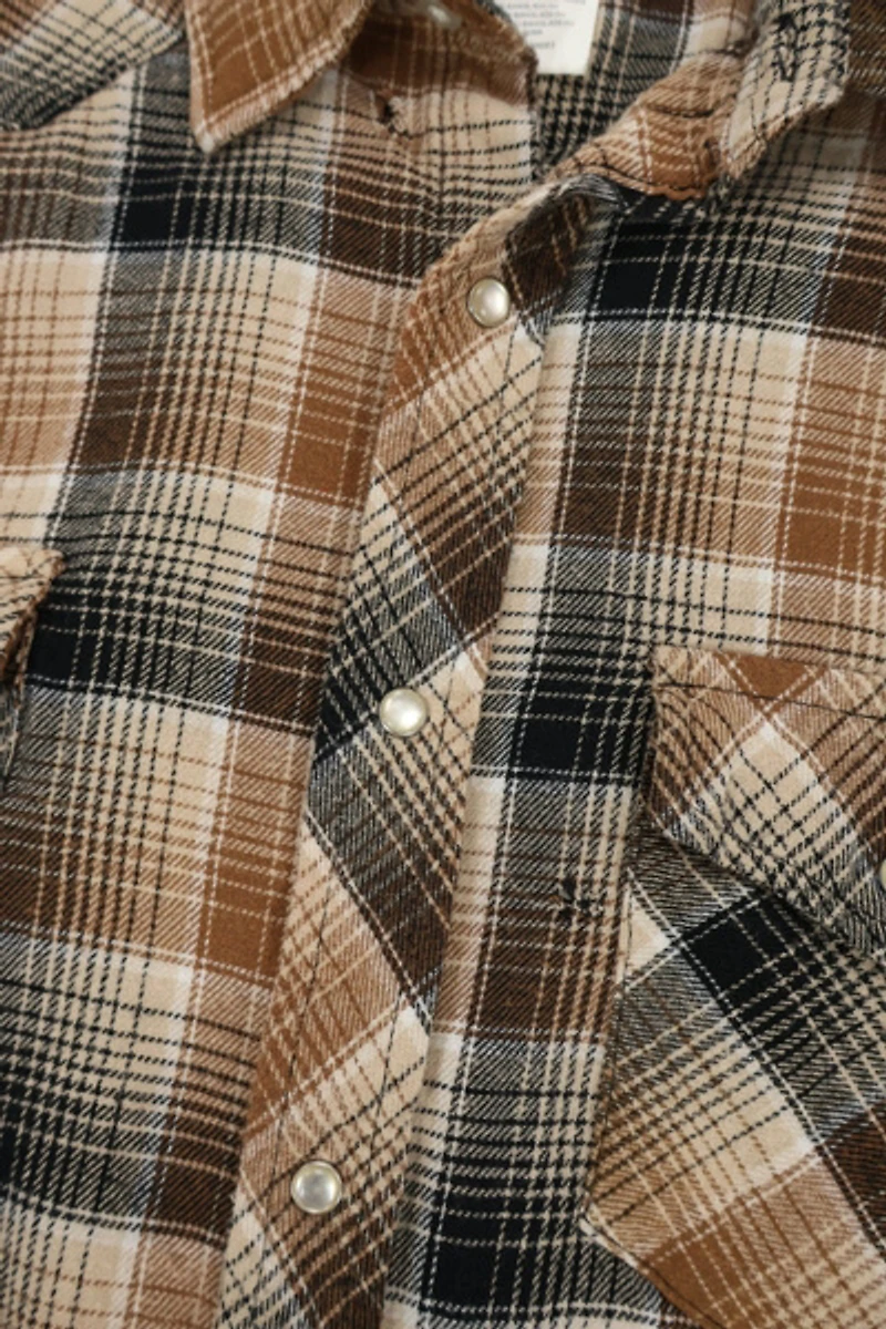 Vintage Wrangler Snap Button-Down Shirt